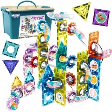 3D magnetinės konstravimo kaladėlės 54955