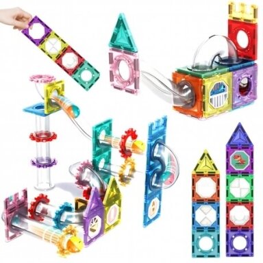 3D magnetinės konstravimo kaladėlės 54955