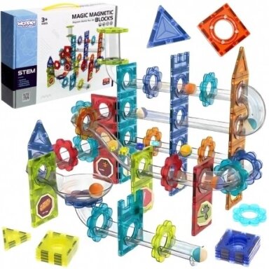 3D magnetinės konstravimo kaladėlės 55945