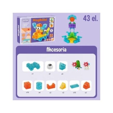 Magnetinės kaladėlės 55884