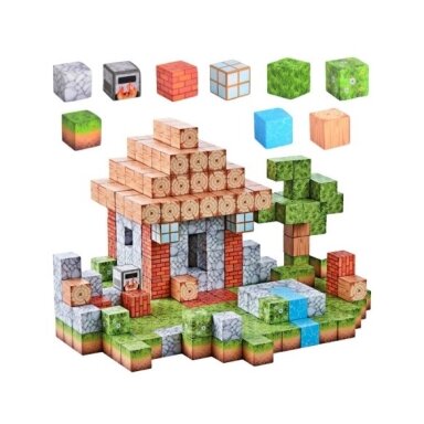 Magnetinės kaladėlės „Kaladėlių pasaulis“ 55976