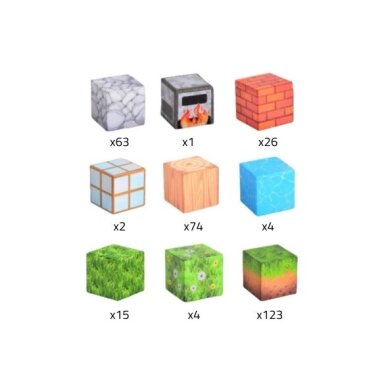 Magnetinės kaladėlės „Kaladėlių pasaulis“ 55976