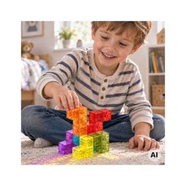 Magnetinės kaladėlės „Tetris“ 59592