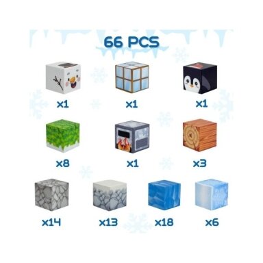 Magnetinės kaladėlės „Žiema“ 55969