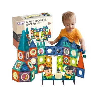 Magnetinės konstravimo kaladėlės 43056