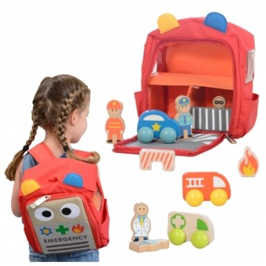MASTERKIDZ  kuprinė su žaislais MK07223