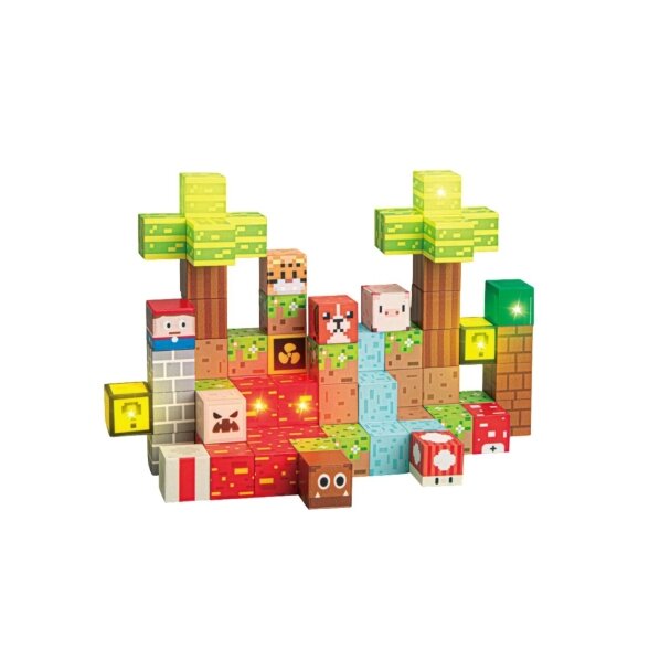 Magnetinės kaladėlės „Miškas“ 58922 Magnetinės kaladėlės „Miškas“ 58922