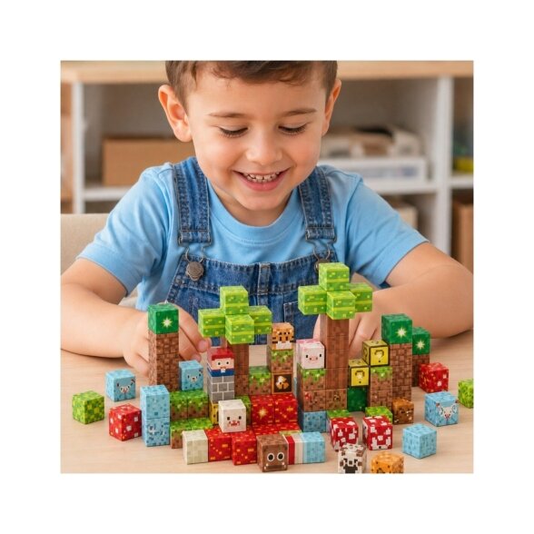 Magnetinės kaladėlės „Miškas“ 58922 1
