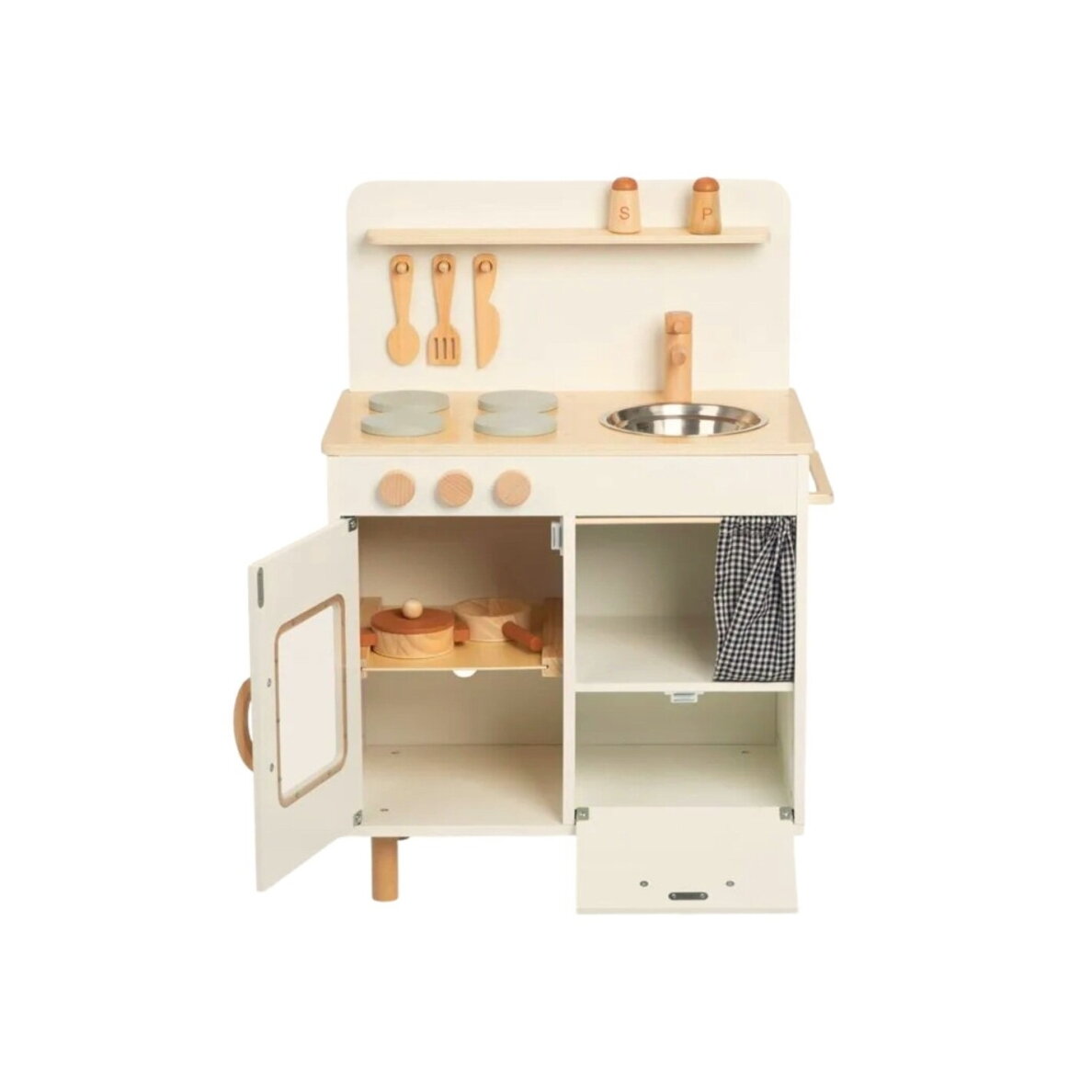 Medinė virtuvėlė su priedais TJ548 3