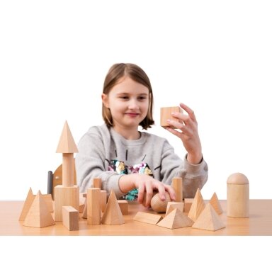 Medinės geometrinės figūros TY0029
