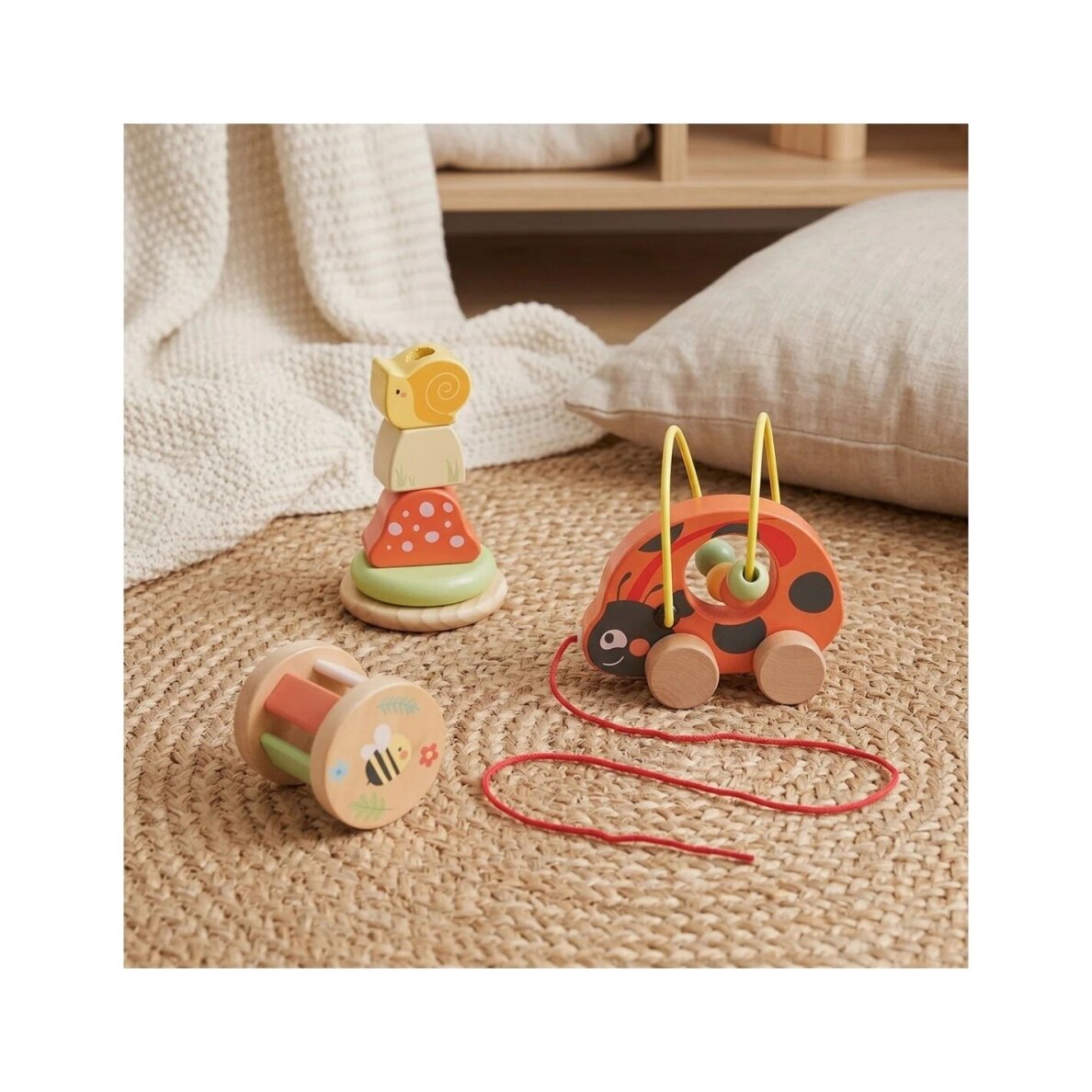 Montessori lavinamųjų žaislų rinkinys „Boružėlė“ TP563 2