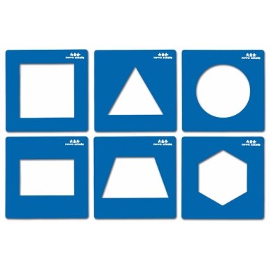 Trafaretai “Geometrinės figūros” NS0912